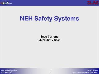 NEH Safety Systems