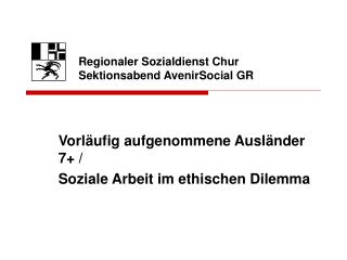 Regionaler Sozialdienst Chur Sektionsabend AvenirSocial GR