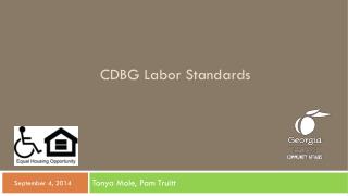 CDBG Labor Standards