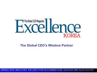 The Global CEO’s Wisdom Partner