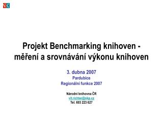 Projekt Benchmarking knihoven - měření a srovnávání výkonu knihoven