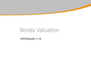 Bonds Valuation