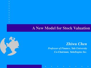 A New Model for Stock Valuation