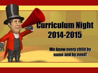 Curriculum Night 2014-2015