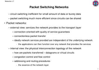 Packet Switching Networks