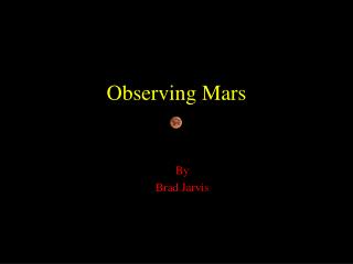 Observing Mars