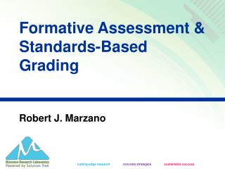 Formative Assessment &amp; Standards-Based Grading