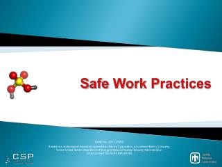 Safe Work Practices
