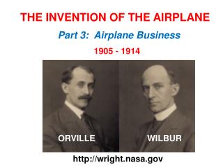 THE INVENTION OF THE AIRPLANE