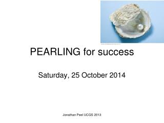 PEARLING for success