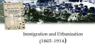 Immigration and Urbanization (1865-1914 )