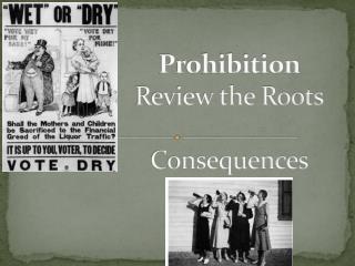 Prohibition Review the Roots Consequences