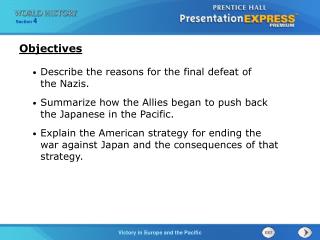 Describe the reasons for the final defeat of the Nazis.