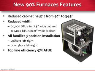 New 90% Furnaces Features