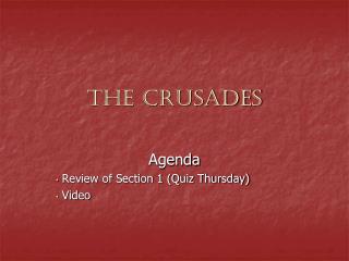 The Crusades