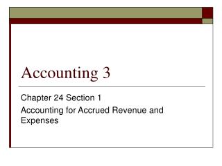 Accounting 3