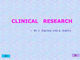 CLINICAL RESEARCH