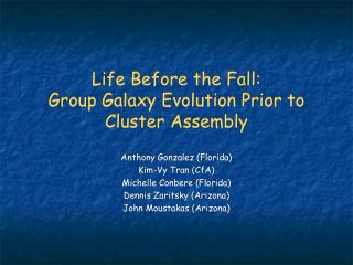 Life Before the Fall: Group Galaxy Evolution Prior to Cluster Assembly