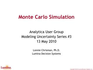 Monte Carlo Simulation