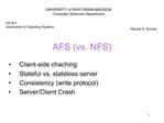 AFS vs. NFS