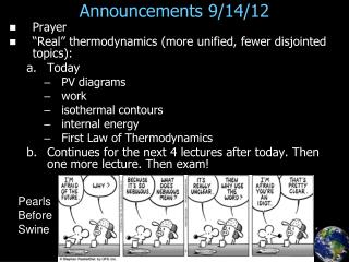 Announcements 9/14/12