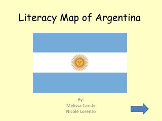 Literacy Map of Argentina