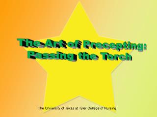 The Art of Precepting: Passing the Torch