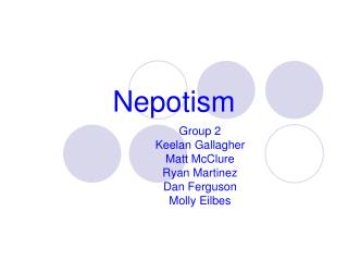 Nepotism