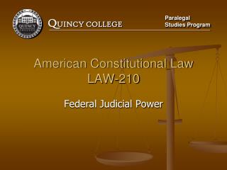 American Constitutional Law LAW-210