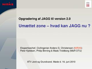 Opgradering af JAGG til version 2.0 Umættet zone – hvad kan JAGG nu ?