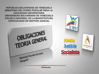 REPÚBLICA BOLIVARIANA DE VENEZUELA MINISTERIO DEL PODER POPULAR PARA LA EDUCACION UNIVERSITARIA