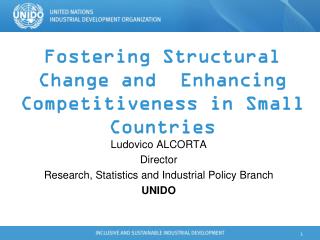 Fostering Structural Change and Enhancing Competitiveness in Small Countries
