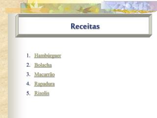 Receitas