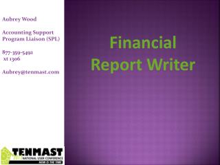 Financial Report Writer