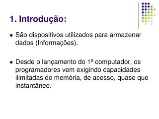 1. Introdução: