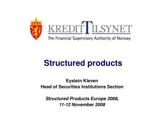 Structured products