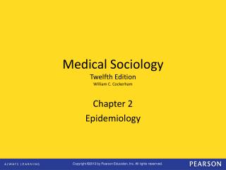 Chapter 2 Epidemiology