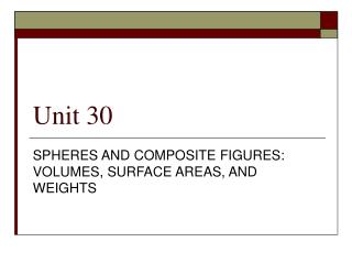 Unit 30