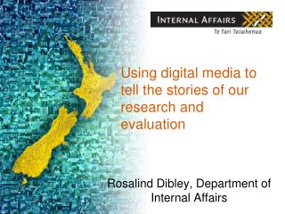 Using digital media to tell the stories of our research and evaluation