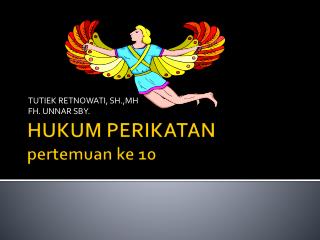 HUKUM PERIKATAN pertemuan ke 10