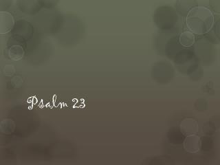 Psalm 23