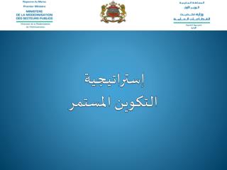 إستراتيجية التكوين المستمر