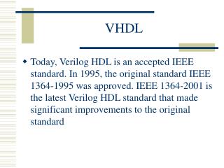 VHDL