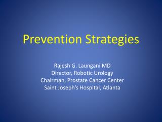 Prevention Strategies