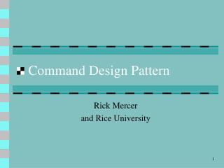 Command Design Pattern