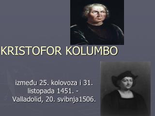 KRISTOFOR KOLUMBO