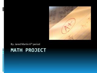 Math project