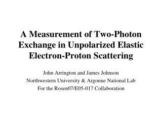 A Measurement of Two-Photon Exchange in Unpolarized Elastic Electron-Proton Scattering