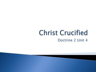 Christ Crucified