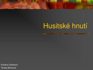 Husitské hnutí